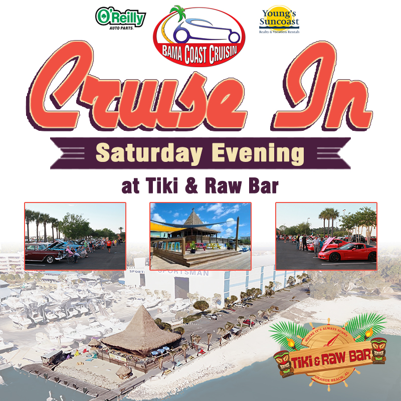 Cruise-In at Tiki & Raw Bar