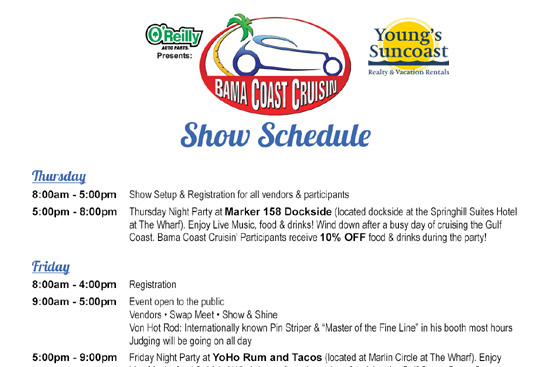 Show Schedule Thumbnail